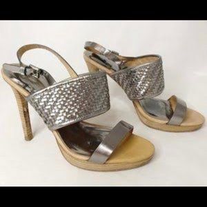 COPY - Coach Gold 3in heels